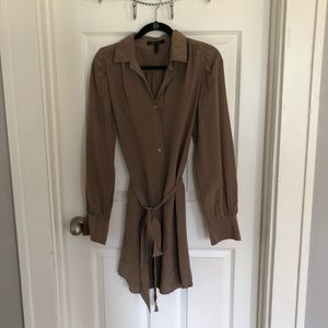 BCBG MAXAZRIA silk shirt dress